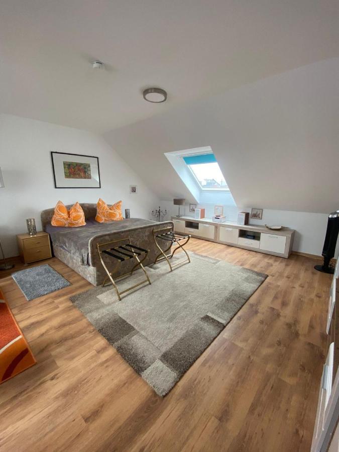Dachgeschoss Apartment Mit Ausblick Halle  외부 사진