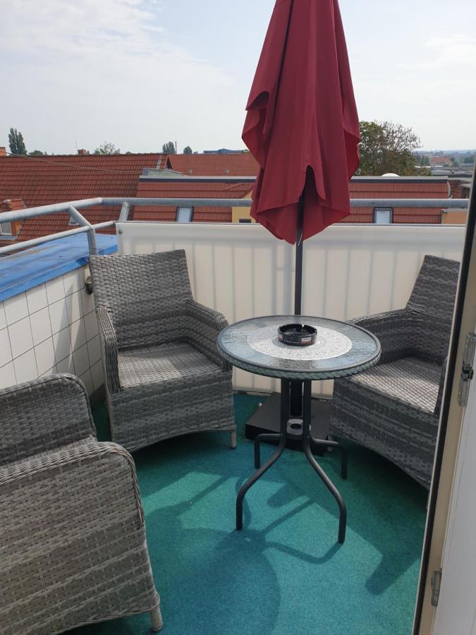 Dachgeschoss Apartment Mit Ausblick Halle  외부 사진